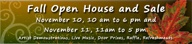 Fall Open House and Sale